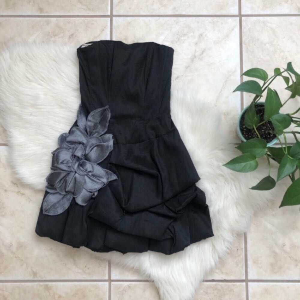 Jessica McClintock Flower Prom Minidress